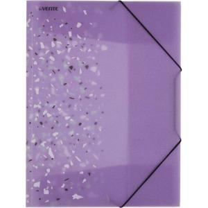 *Aplankas su gumele deVENTE Crystal Dream, A4, violetinės spalvos