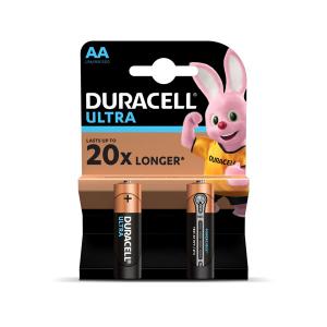 Baterijos DURACELL ULTRA AA, 2vnt.