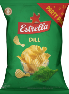 Traškučiai ESTRELLA, su krapais, 180 g
