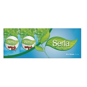 Nosinaitės vienkartinės SERLA 1 mini pakutis (10nosinių)
