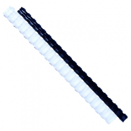 **Plastikinės įrišimo spiralės, 25mm, Forpus, 50vnt, baltos spalvos