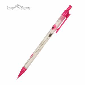 *Automatinis pieštukas Bruno Viscontii Icegraphix, aguonos, 0.5mm