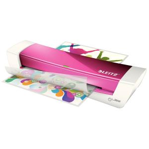 Laminavimo aparatas Leitz iLAM Home Office, A4, rožinės spalvos