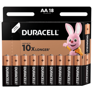 Baterijos DURACELL AA, LR6 18 vnt.