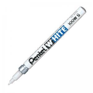 Permanentinis žymeklis PENTEL WHITE, baltos spalvos