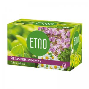 Žolelių arbata Etno Šiltas Prisiminimas, 22x1,5g