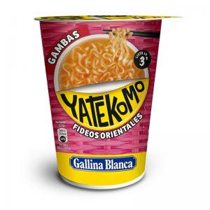 Greitai paruošiami makaronai YATEKOMO, krevečių skonio, 60 g