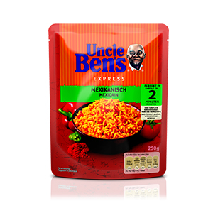 Paruošti ryžiai UNCLE BENS Mexican, aštrūs, 250g