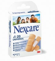 Universalūs pleistrai NEXCARE C0320ASB, įvairių dydžių, 20 vnt.