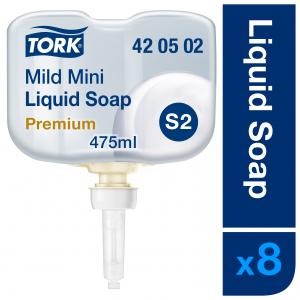 Skystas muilas Tork Premium Mild (švelnus) Mini S2 (420502), 475 ml