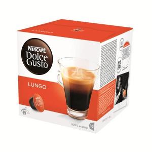 Kavos kapsulės Dolce Gusto Nescafe, Lungo, 16kap. 104-112g