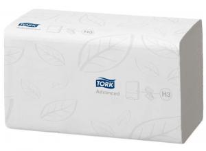 Servetėlės Tork Singlefold Advanced H3 (290163), 2 sluoksniai, baltos spalvos, 250 lapelių