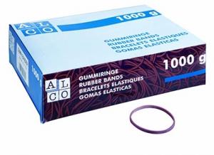 *Kanceliarinės gumelės, LFL130x1,5x1,5mm, skersmuo 80mm/85mm, 1kg