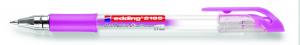 Gelinis rašiklis Edding Gel Roller 2185, 0.7mm, metalo efektu, rožinės spalvos