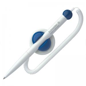 Pastatomas tušinukas Schneider Klick-Fix-Pen, 1.0mm, su spirale ir laikikliu