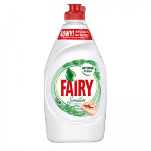 Indų ploviklis Fairy Sensitive Tea Tree & Mint, 450ml
