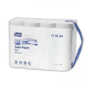 Tualetinis popierius Tork Advanced T4, 110284, 2 sluoksniai, 35m, 248 lapeliai, baltos spalvos, 24vnt