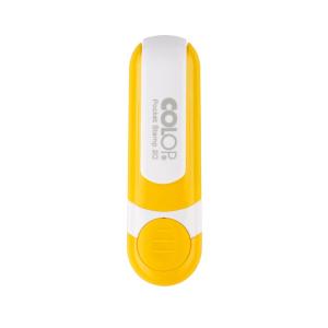 Kišeninis antspaudas Colop Pocket Stamp Plus 20, geltonos spalvos
