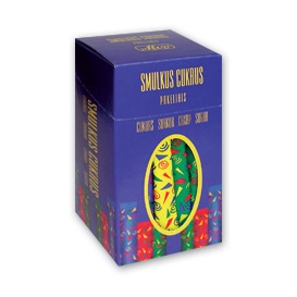 Baltas smulkus cukrus, 50pak.x5g