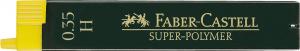 Grafitai Faber-Castell Super Polymer, H, 0.35mm, 12 vnt.