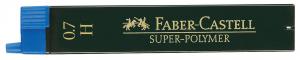 Grafitai Faber-Castell Super Polymer, H, 0.7mm, 12 vnt.