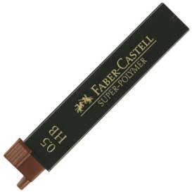 Grafitai Faber-Castell , 0,5mm, H, 12 vnt.