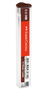 Grafitai Faber-Castell, 0,5mm, HB, 12 vnt.