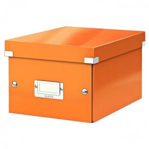 Universali dėžė Leitz Click&Store Small, 216x160x282mm, oranžinės spalvos