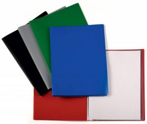 *Aplankas dokumentams College SAND, A4, 10 įmaučių, plastikinis, įvairių spalvų