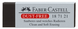 Trintukas Faber-Castell Dust Free, juodos spalvos
