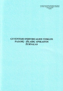 Gyventojo individualios veiklos pajamų-išlaidų apskaitos žurnalas, A4, 24 lapai