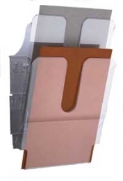 Sieninis dokumentų stovas Durable Flexiplus, A4, 2-jų skyrių, vertikalus