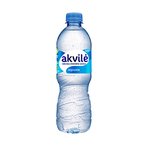 Natūralus mineralinis vanduo Akvilė, negazuotas, plastikiniame butelyje, 0.5l (D)