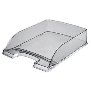Dokumentų lentynėlė Leitz Plus Standart, A4, plastikinė, dūminės spalvos