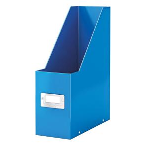 Dokumentų stovas Click&Store Leitz Wow, A4, kartoninis, mėlynos spalvos