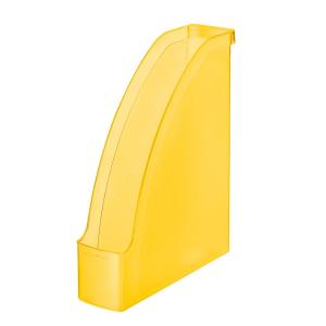 **Dokumentų stovas Leitz Plus Frosty, A4, 300x278x78mm, plastikinis, skaidrus, geltonos spalvos