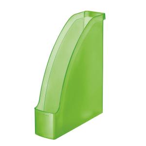 **Dokumentų stovas Leitz Plus Frosty, A4, 300x278x78mm, plastikinis, skaidrus, žalios spalvos