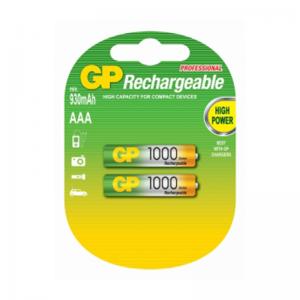 Įkraunami elementai GP ReCyko AAA, 1,2V/950mAh, 2vnt
