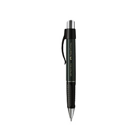 *Automatinis tušinukas Faber-Castell Grip Plus Ball 1407, 0,7mm, mėlynos spalvos, žalios spalvos korpusas