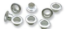 *Kniedės Kangaro BPE-01, 6mm, 100vnt. sidabro spalvos