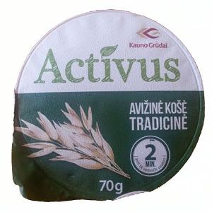 Košė greito paruošimo ACTIVUS avižinė su uogomis 60-70 g
