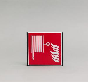 Ženklas informacinis 1.10 Priešgaisrinė vandens žarna, 93x93mm