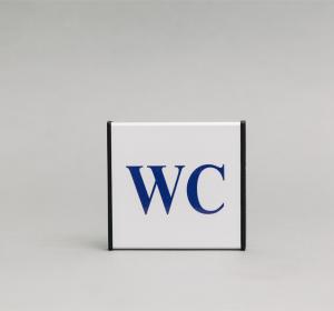 Ženklas informacinis 1.22 WC, 93x93mm !