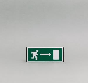 Ženklas informacinis 2.1 Išėjimas, 65x150mm !