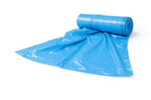 Šiukšlių maišai, 120l, LDPE, 35 mik, 10 vnt., mėlynos spalvos