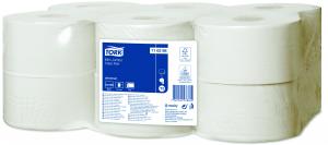 Tualetinis popierius Tork Universal Jumbo Mini T2, baltos spalvos, 110298, 2 sluoksniai, 150 m