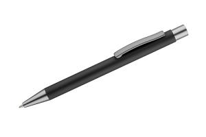 Automatinis tušinukas Goma, metalinis, gumuotas, juodos spalvos