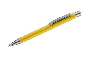 Automatinis tušinukas Goma, metalinis, gumuotas, geltonos spalvos