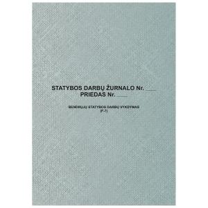 Statybos darbų žurnalas priedas F-7