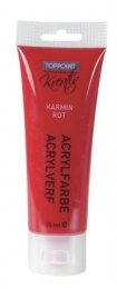 *Akriliniai dažai Toppoint, 75ml, crimson raudona